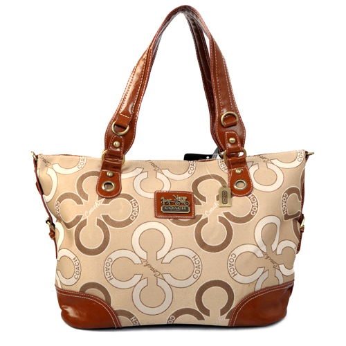 coach large signature tote